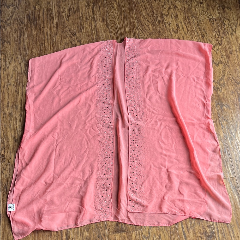 Jessica McClintock Soft Coral Pink top